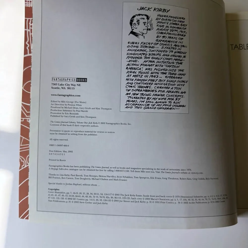 Fantagraphics comics journal